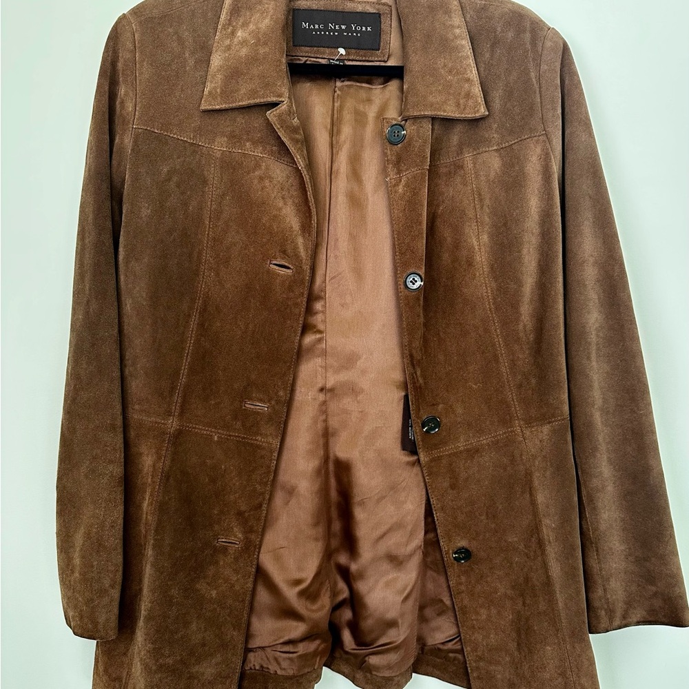 Marc New York Women’s Brown Suede Jacket